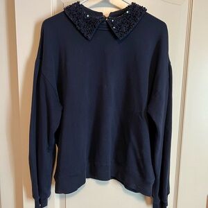 J. Crew Sequin Sweatshirt